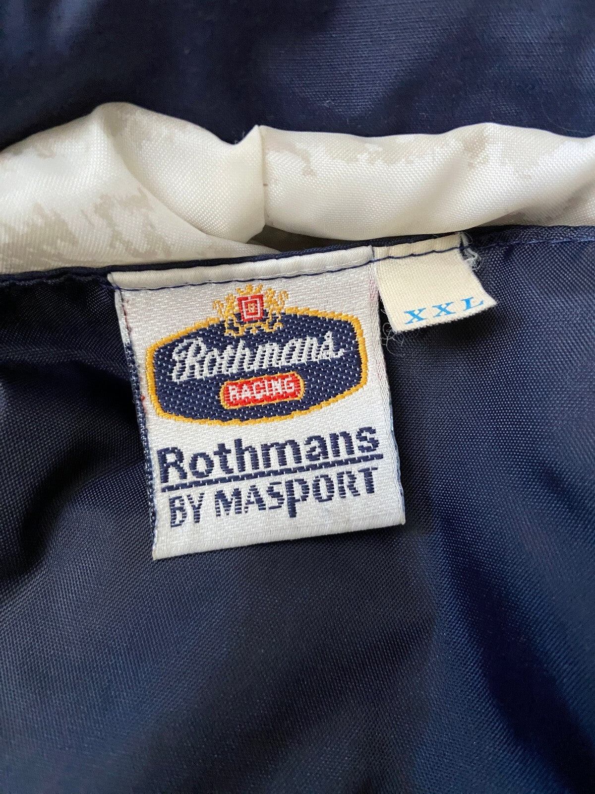 Vintage 1980s Rothmans Racing Team Puffer Jacket