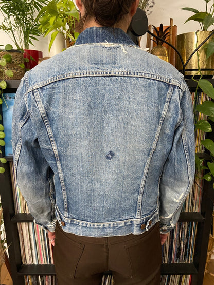Rare Vintage 1960s Levi's Big E 557 D Button Denim Jacket