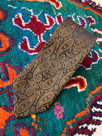 Vintage 1970s Bronze Paisley Tie