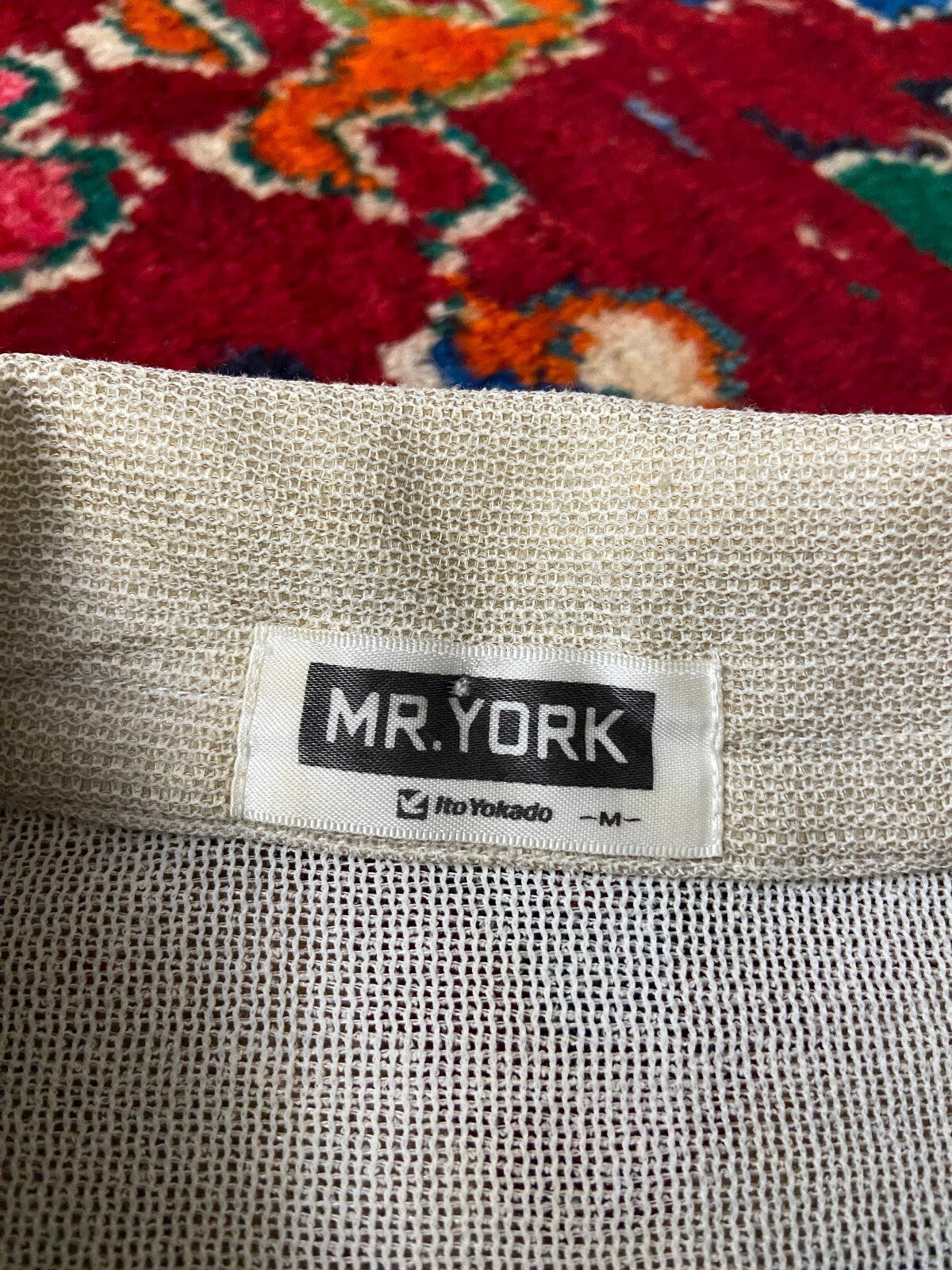 Vintage 1970s Japanese Fine Mesh Polo Shirt