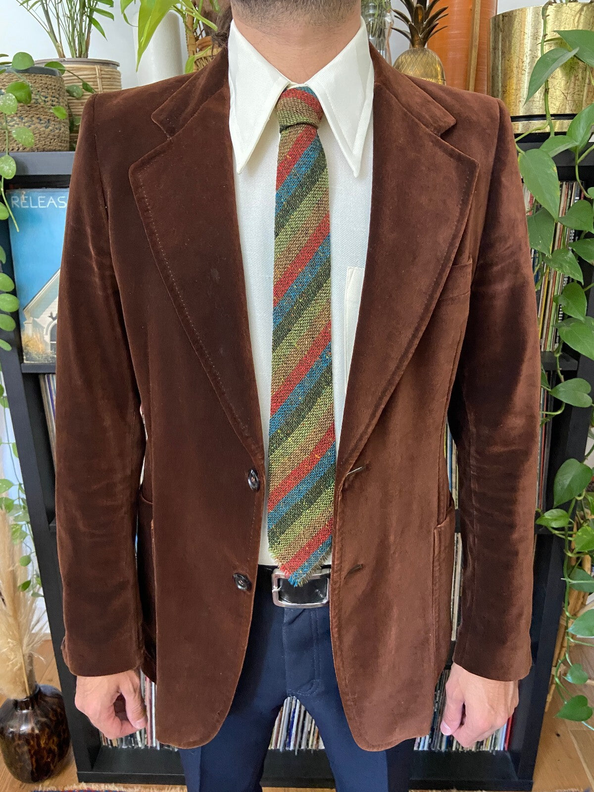 Vintage 1970s Munrospun Scottish Wool Tie