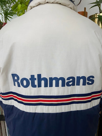 Vintage 1980s Rothmans Racing Team Puffer Jacket