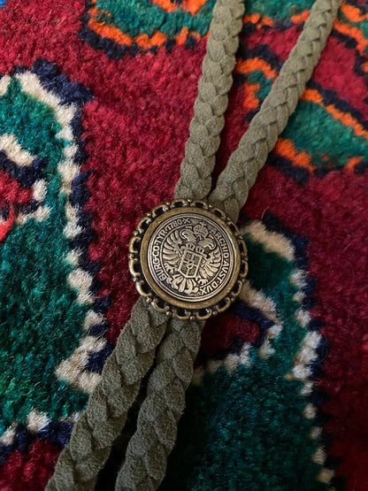 Vintage Maria Theresa Thaler Alpine Western Bolo Tie