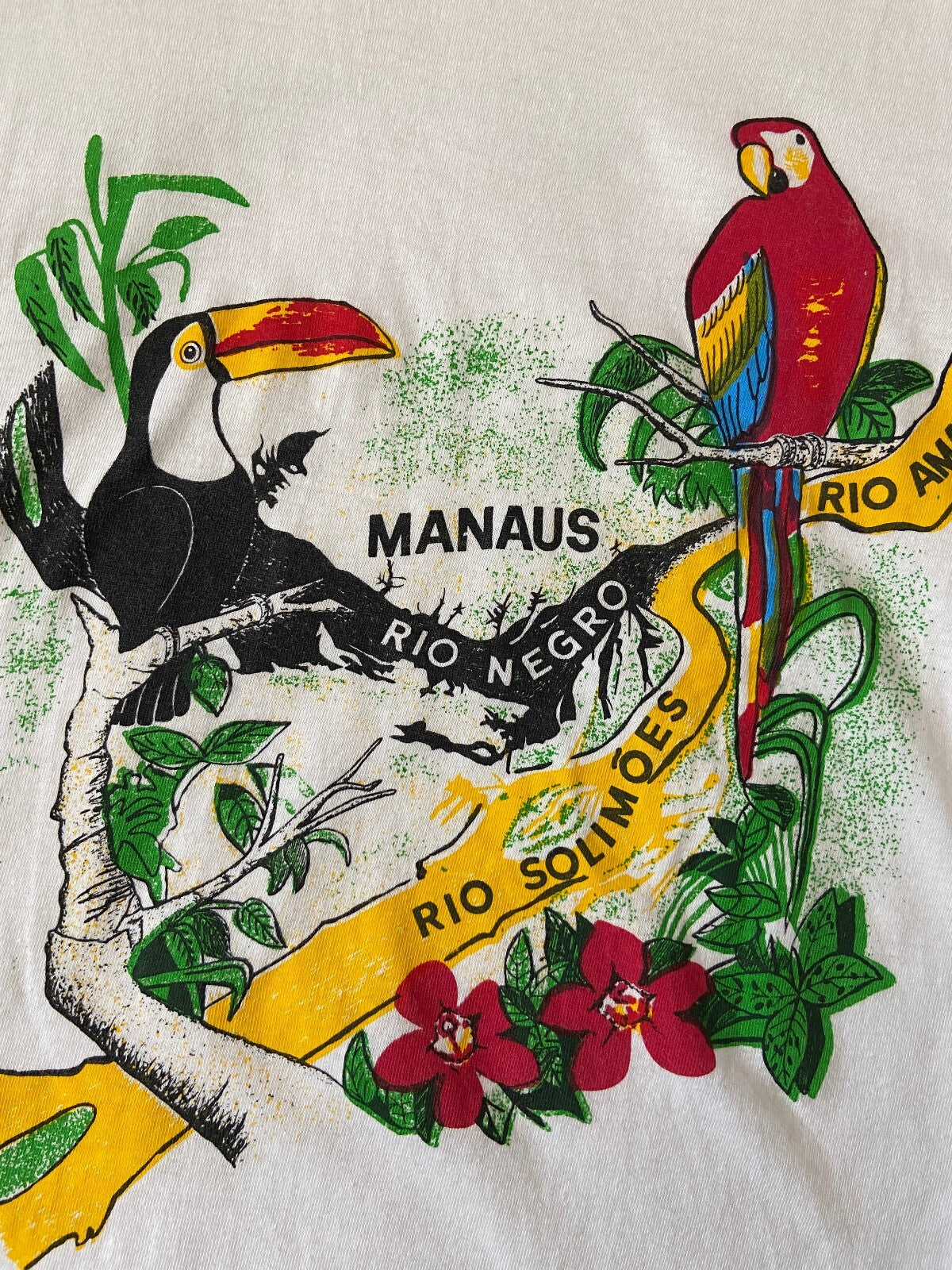 Vintage 1980s Tropical Manaus T-Shirt
