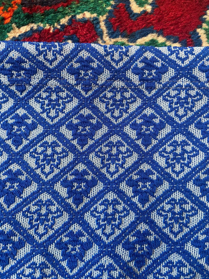 Vintage 1970s Blue Textured Swim Shorts