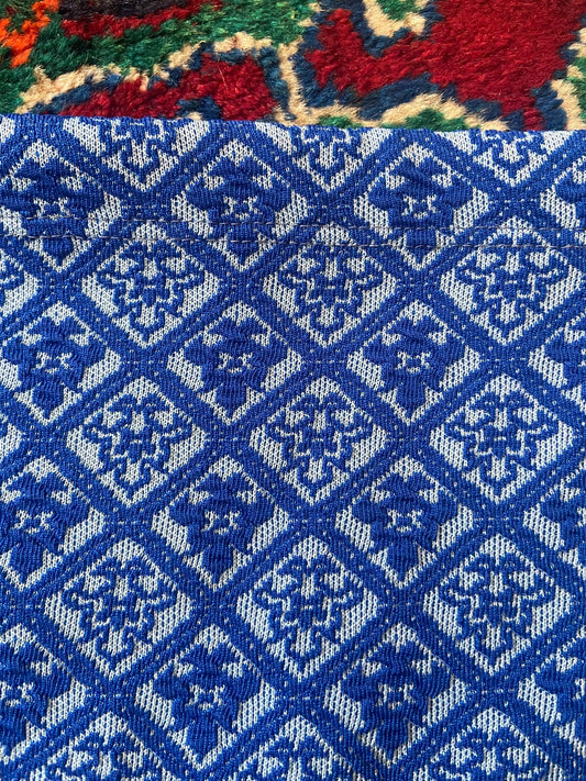 Vintage 1970s Blue Textured Swim Shorts