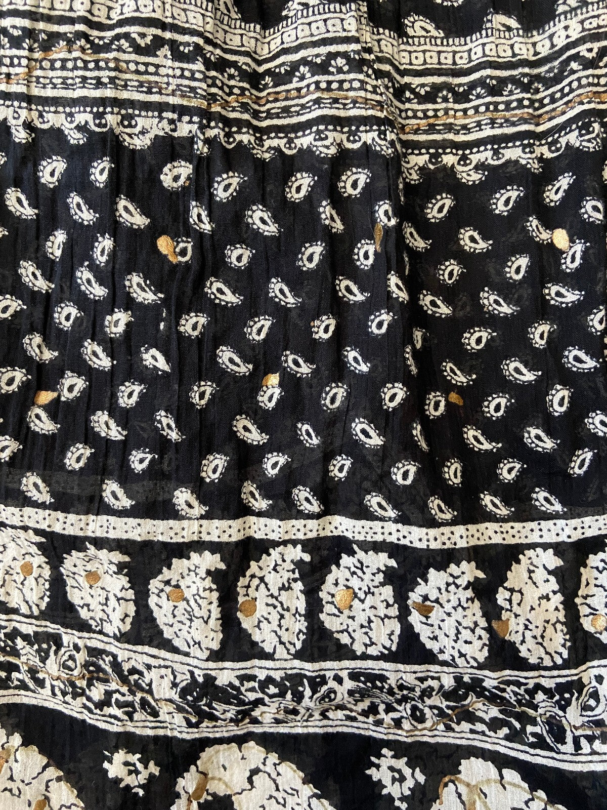 Vintage 90s Bohemian Crinkle Skirt