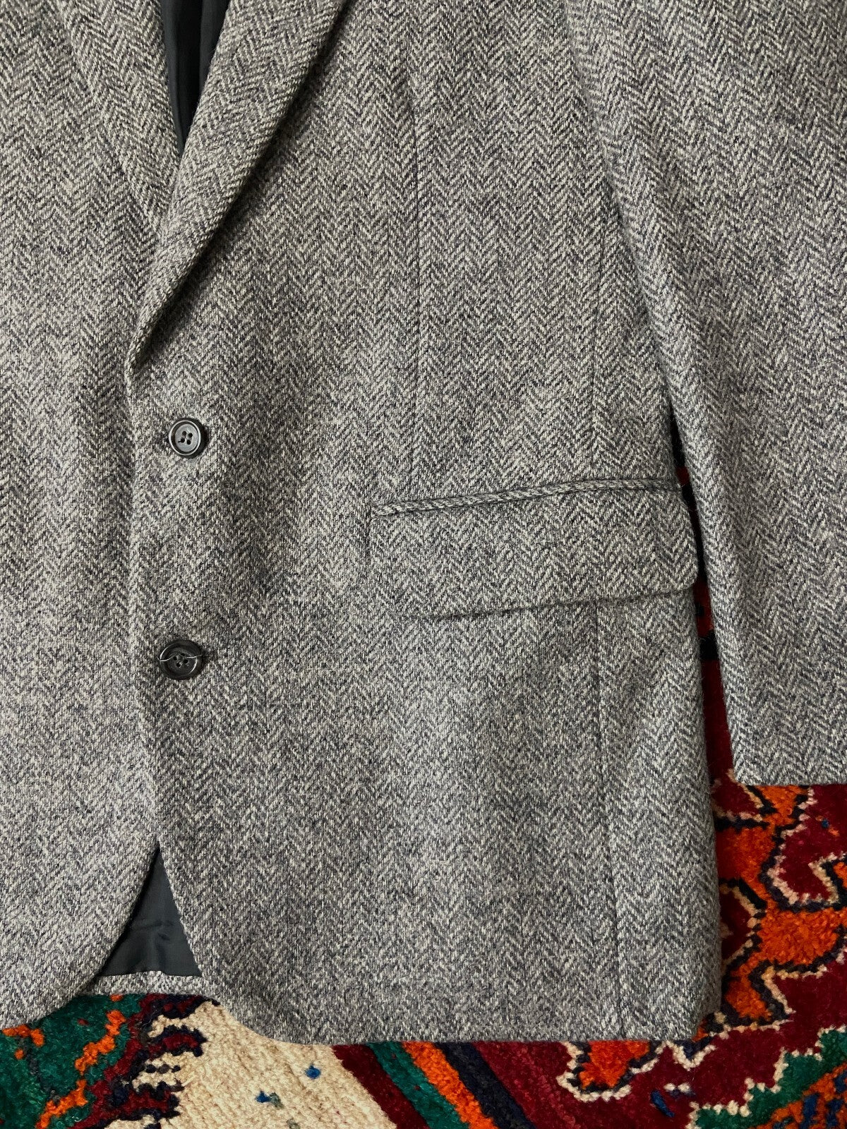 Vintage 1980s Burton Collection Tweed Blazer Jacket