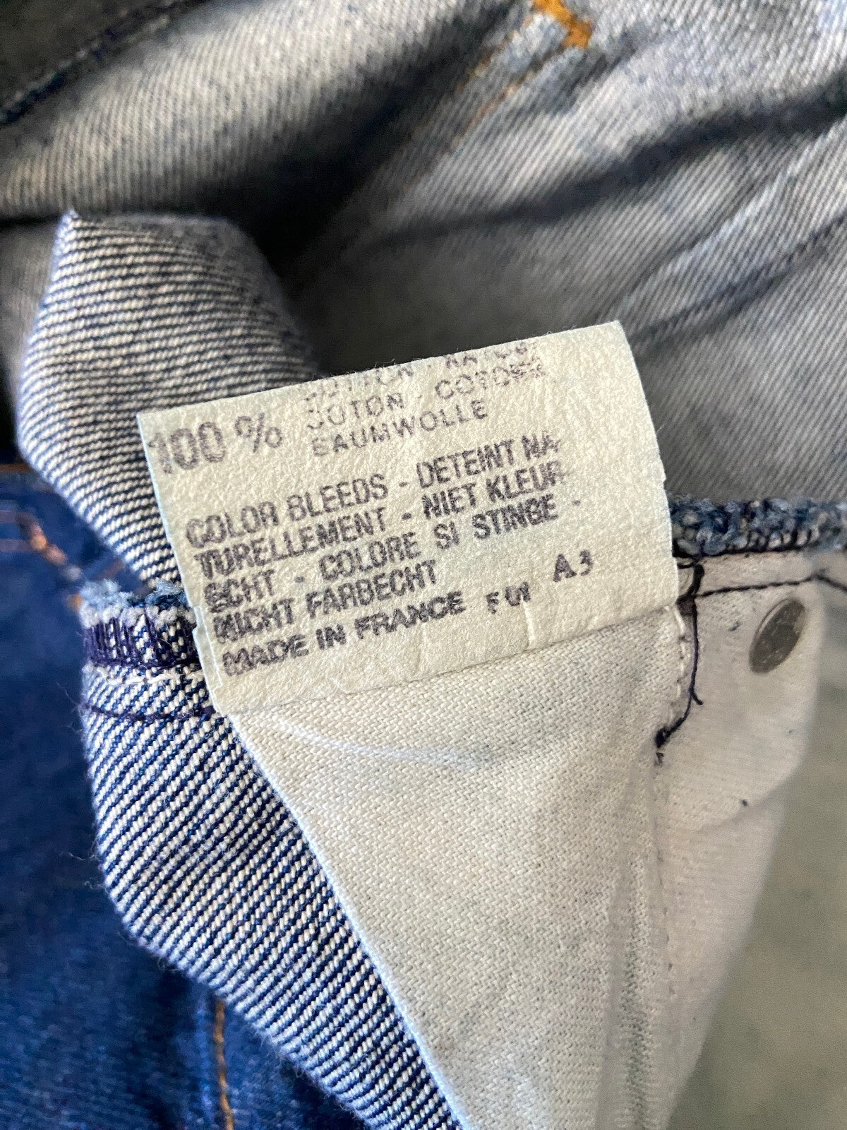 Vintage 1980s Levis Orange Tab Denim Skirt