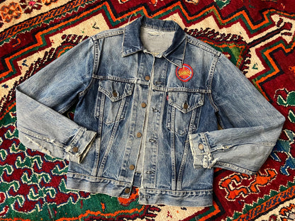 Rare Vintage 1960s Levi's Big E 557 D Button Denim Jacket
