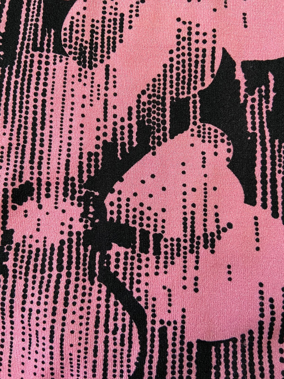 Vintage 1970s Pink & Black Swim Shorts