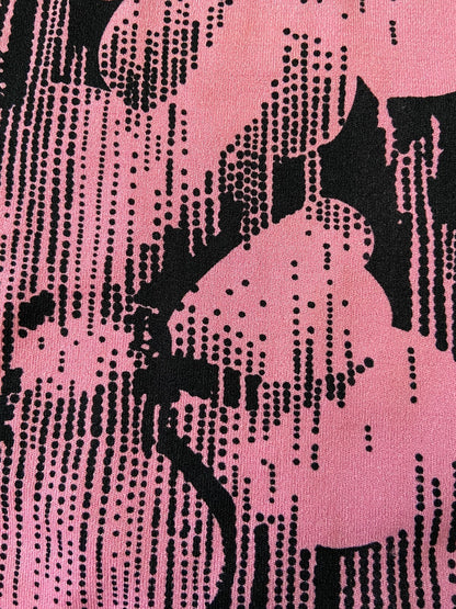 Vintage 1970s Pink & Black Swim Shorts