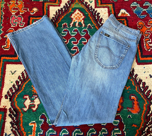 Vintage Y2K Lee Denver Flared Jeans W34/L34