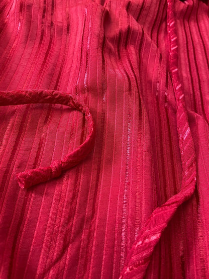 Vintage 1970s Burgundy JC Penney Dress