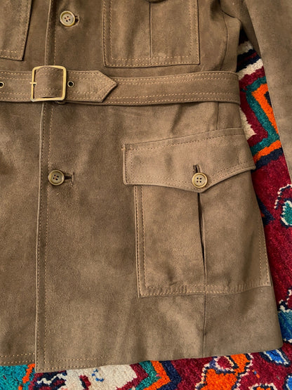 Vintage 1970s Belted Suede Jacket