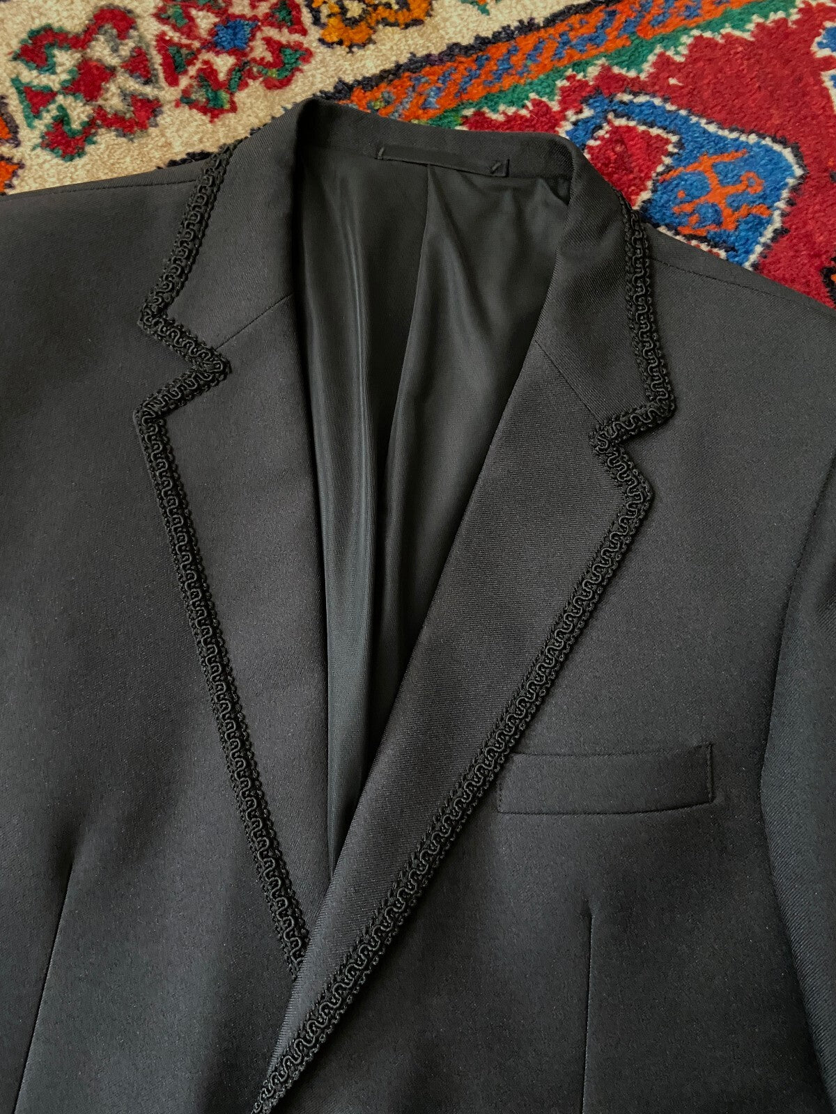 Vintage 1970s Evening Jacket With Braided Trim