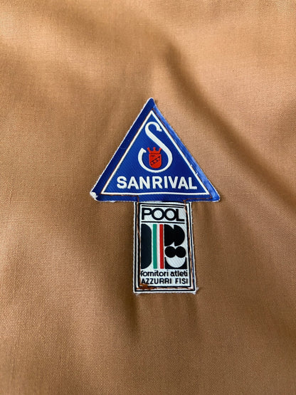 Vintage 1970s Tan Italian Ski Jacket