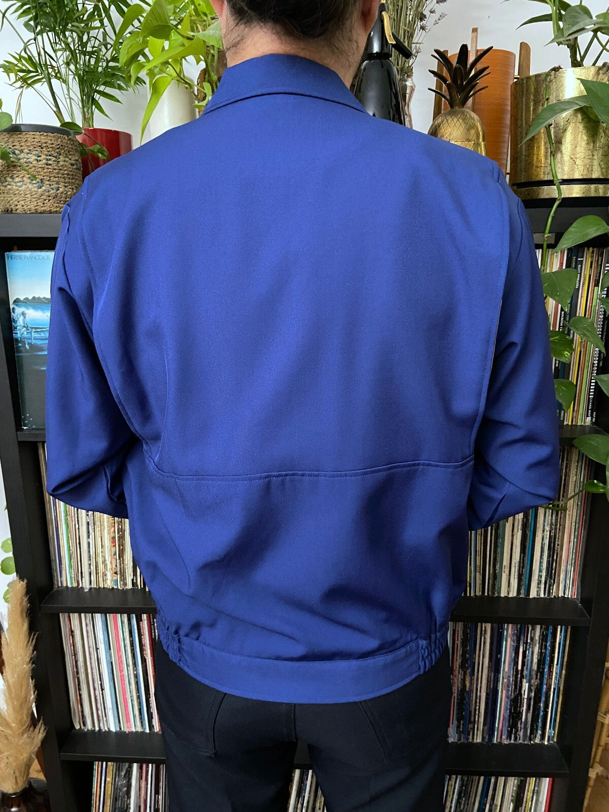 Vintage Electric Blue Japanese Worker Jacket