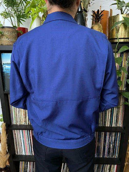 Vintage Electric Blue Japanese Worker Jacket
