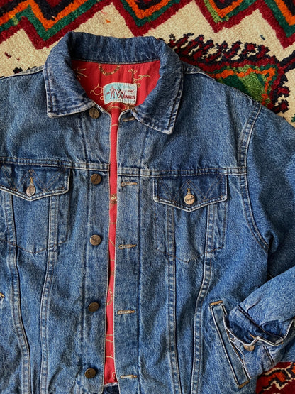 Vintage 90s Mr Wrangler Padded Denim Jacket