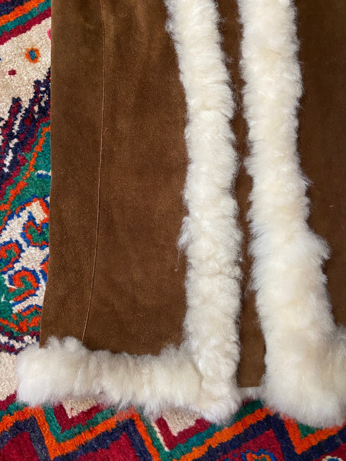 Vintage 1970s Brown Suede Penny Lane Vest