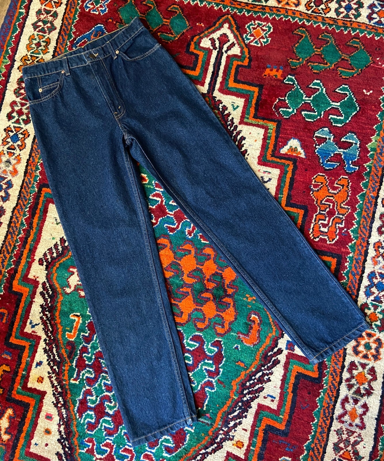 Vintage 90s Levis 674 Orange Tab Slim Cut Jeans W30