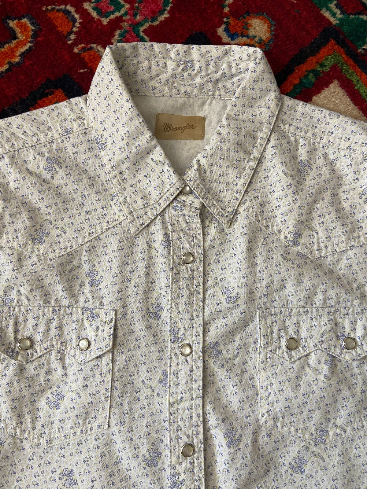 Vintage Y2K Wrangler Sleeveless Western Shirt