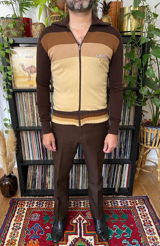 Rare Vintage 1970s Camel Track Top