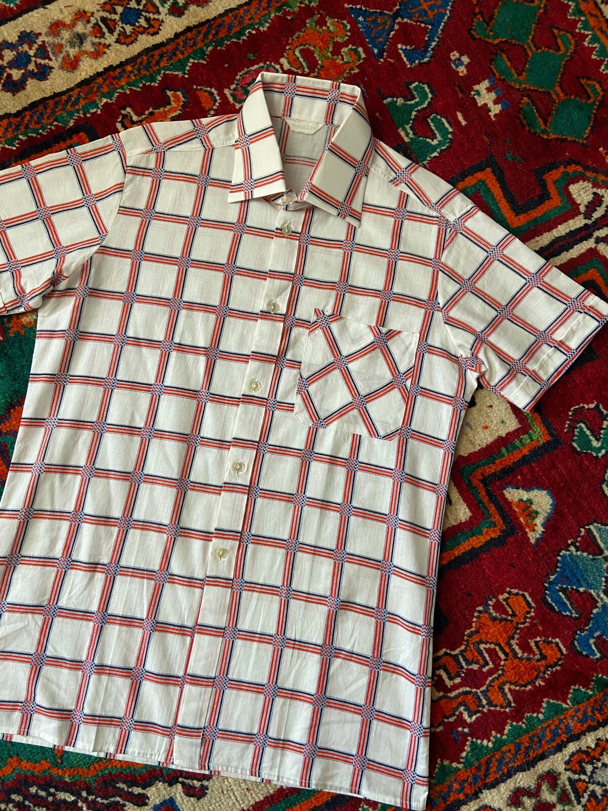 Vintage 1970s Patterned Deadstock Shirt