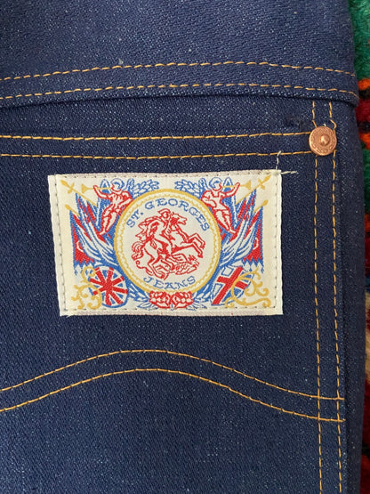 Vintage 1970s St George's Deadstock Bell Bottom Jeans W29