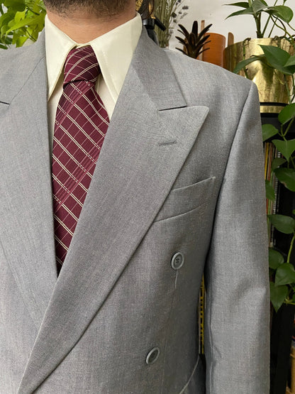 Vintage 1980s Italian Peak Collar Blazer Jacket