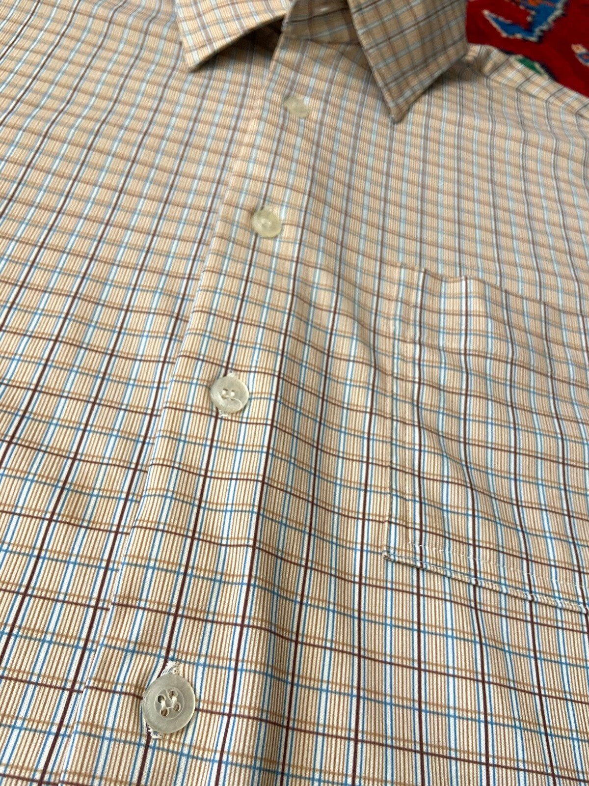 Vintage 1970s Beige Jersey Shirt