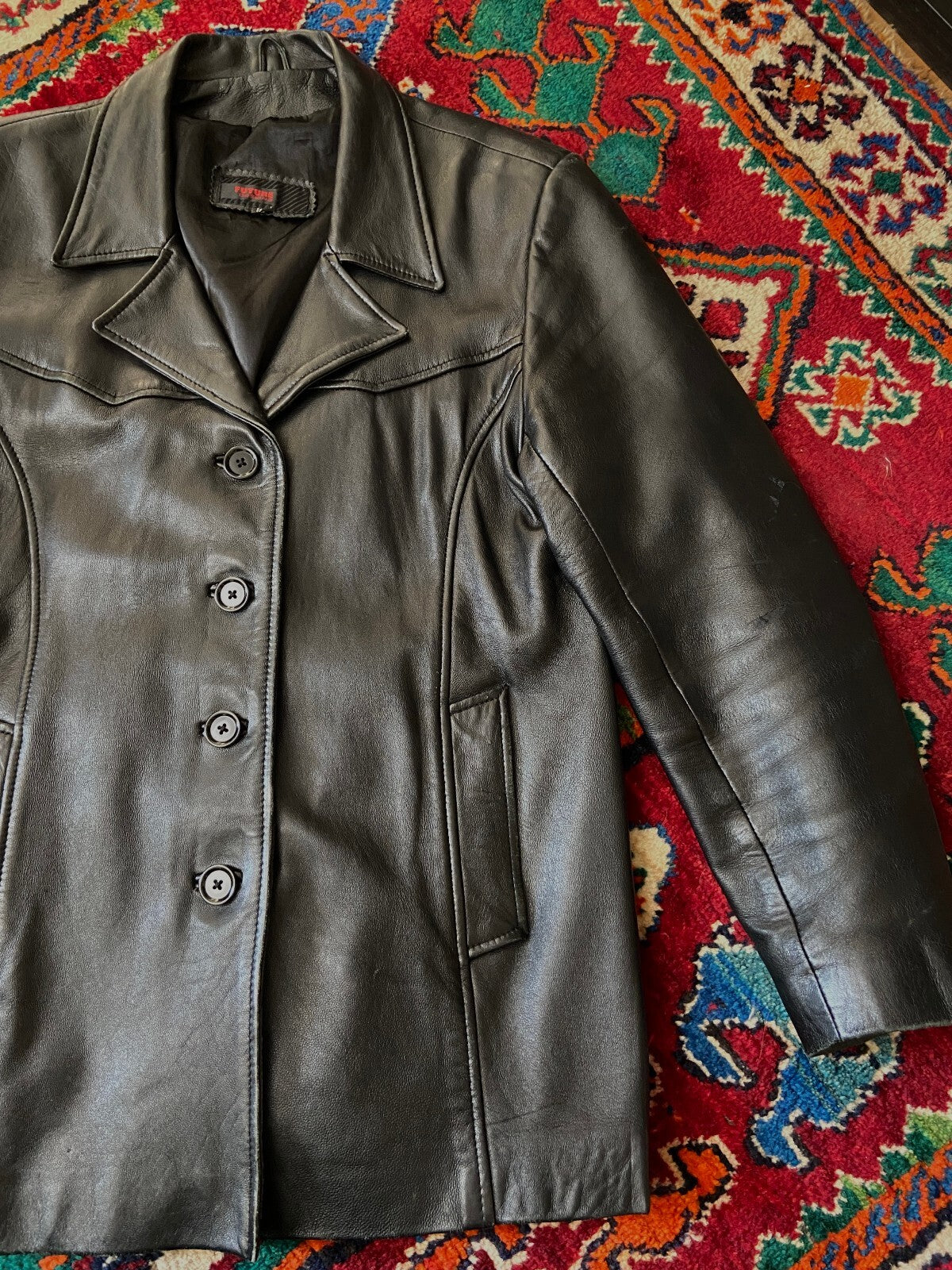Vintage 90s Soft Leather Jacket