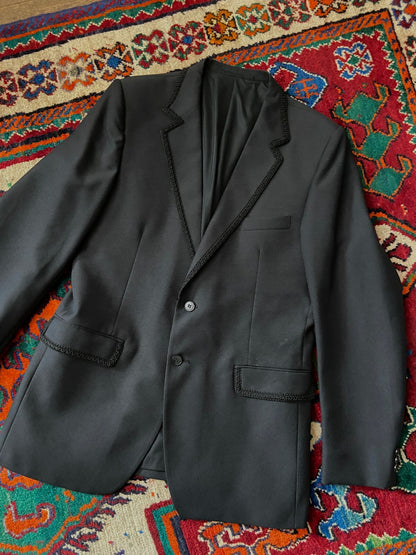 Vintage 1970s Evening Jacket With Braided Trim