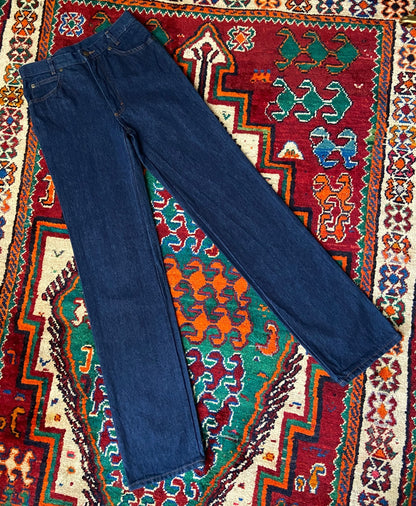 Vintage 1980s Deadstock Wampum Straight Leg Jeans W28