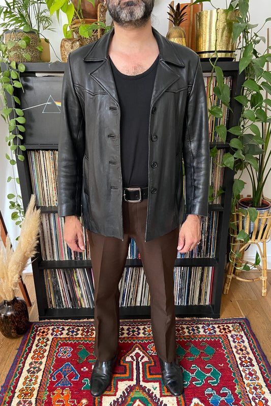 Vintage 90s Soft Leather Jacket