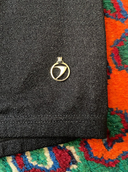 Vintage 1970s Black Swim Shorts