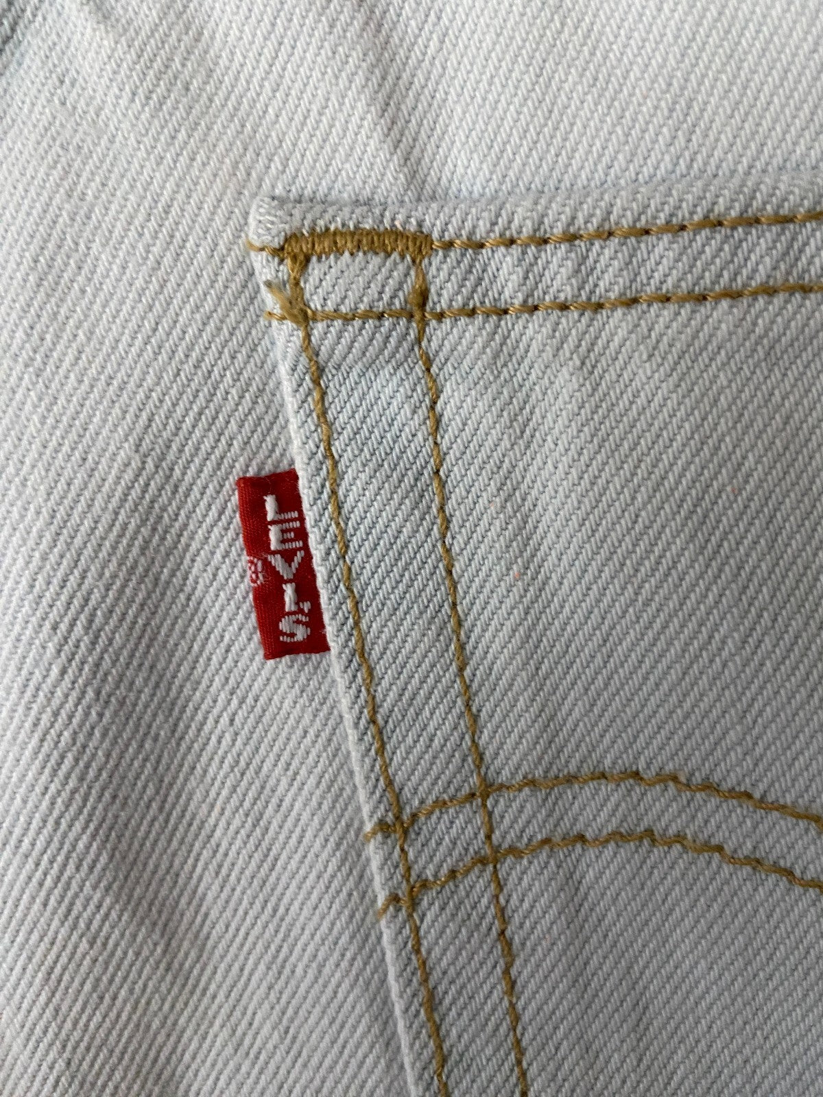 Levi's Pale Blue Ribcage Wide Leg Jeans W29