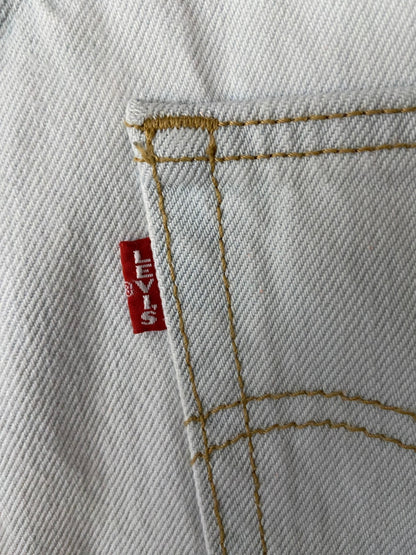Levi's Pale Blue Ribcage Wide Leg Jeans W29