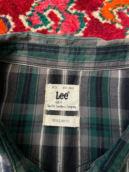 Vintage 90s Green Lee Western Shirt