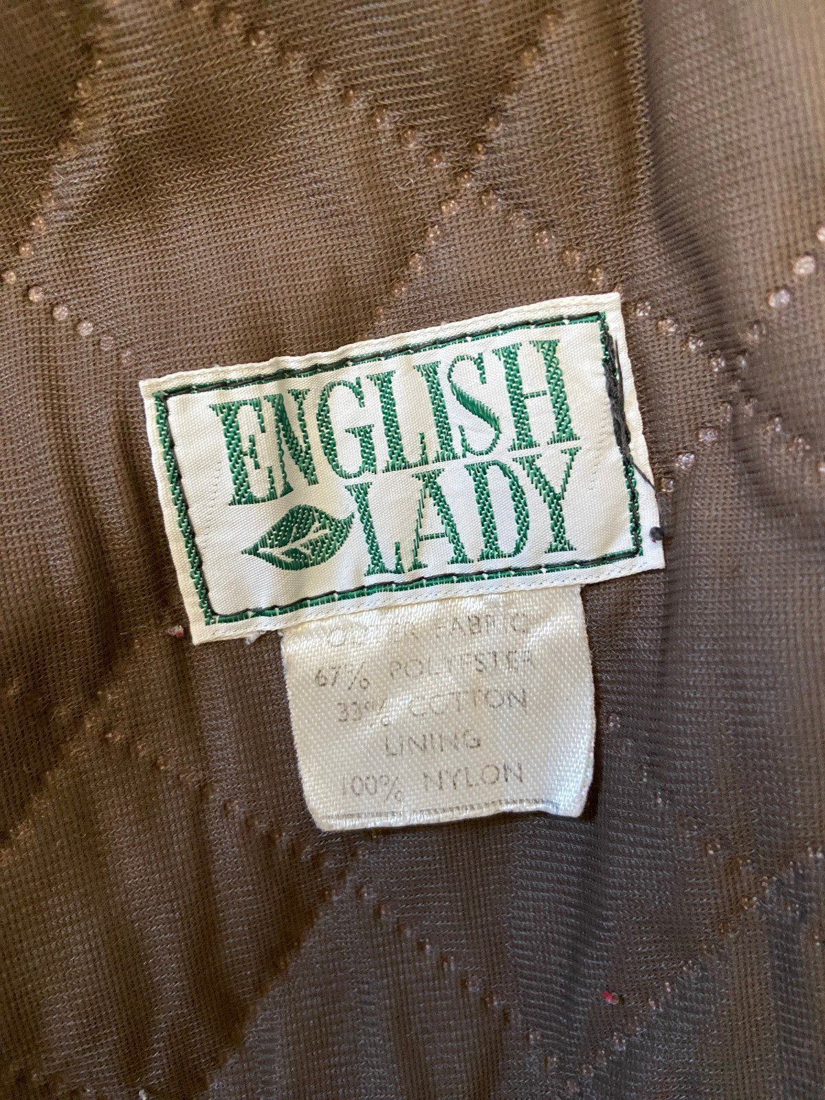 Vintage 1970s Tobacco Zip Up Jacket