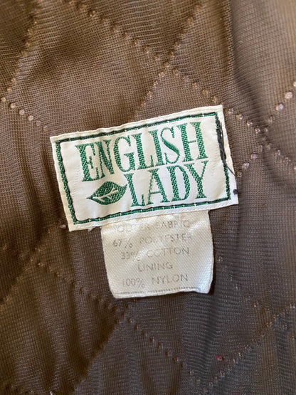 Vintage 1970s Tobacco Zip Up Jacket