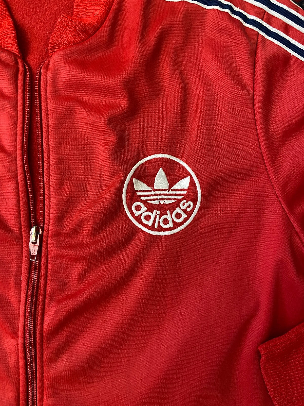 Vintage 90s Red Adidas Track Top