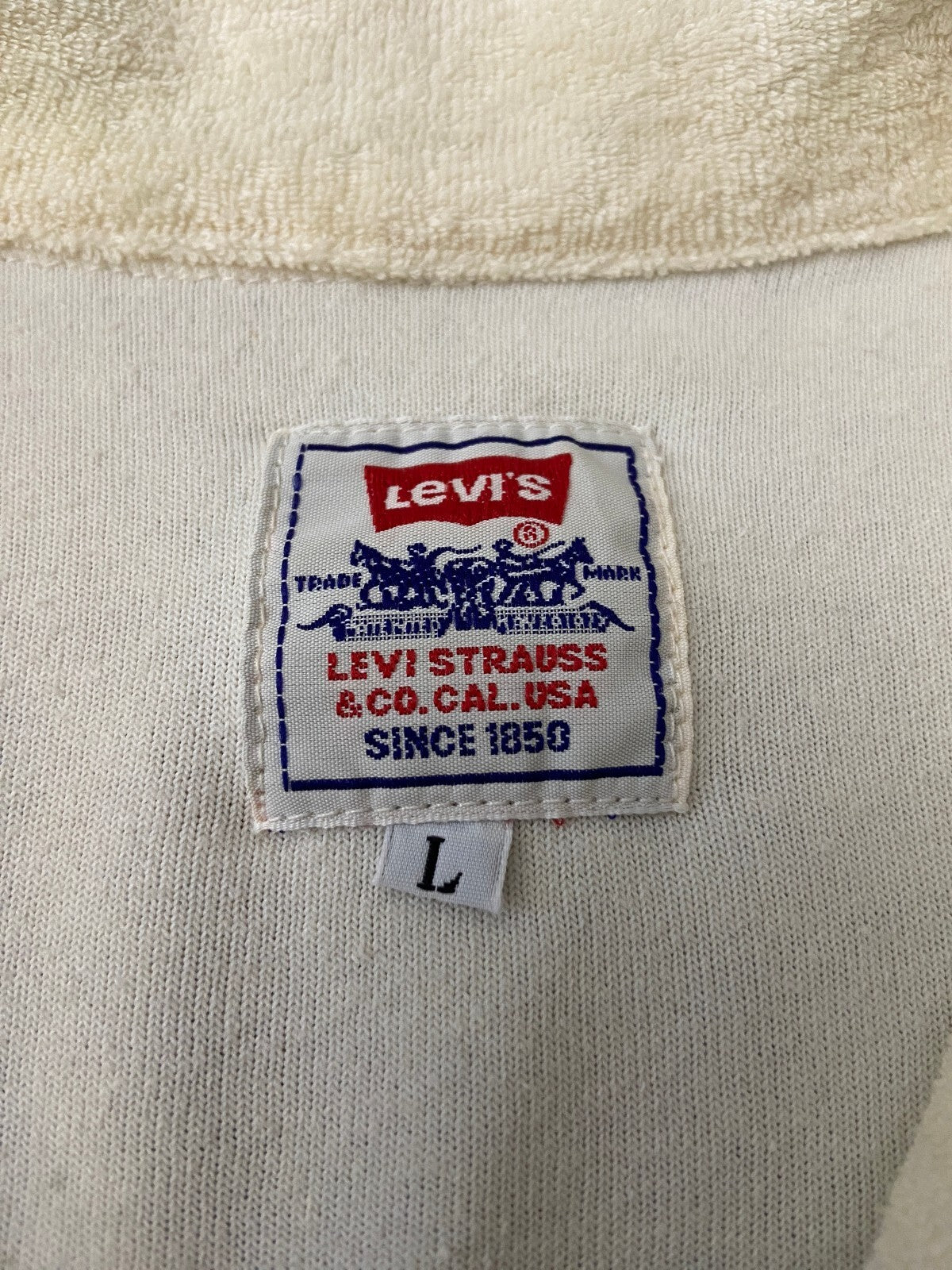 Vintage 90s Camp Collar Terry Levi's Shirt