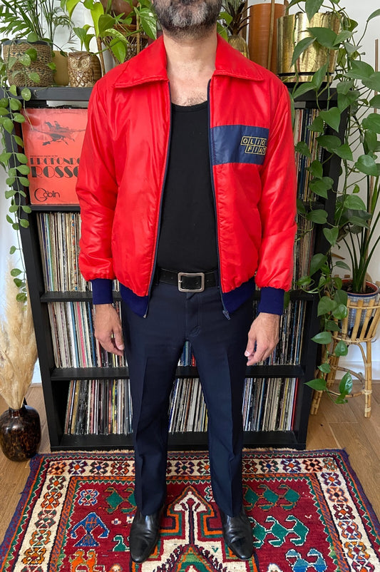 Vintage 1980s Benning Olio Fiat Puffer Jacket