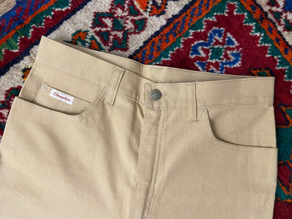 Vintage 1980s Beige Deadstock Cherokee Jeans W29
