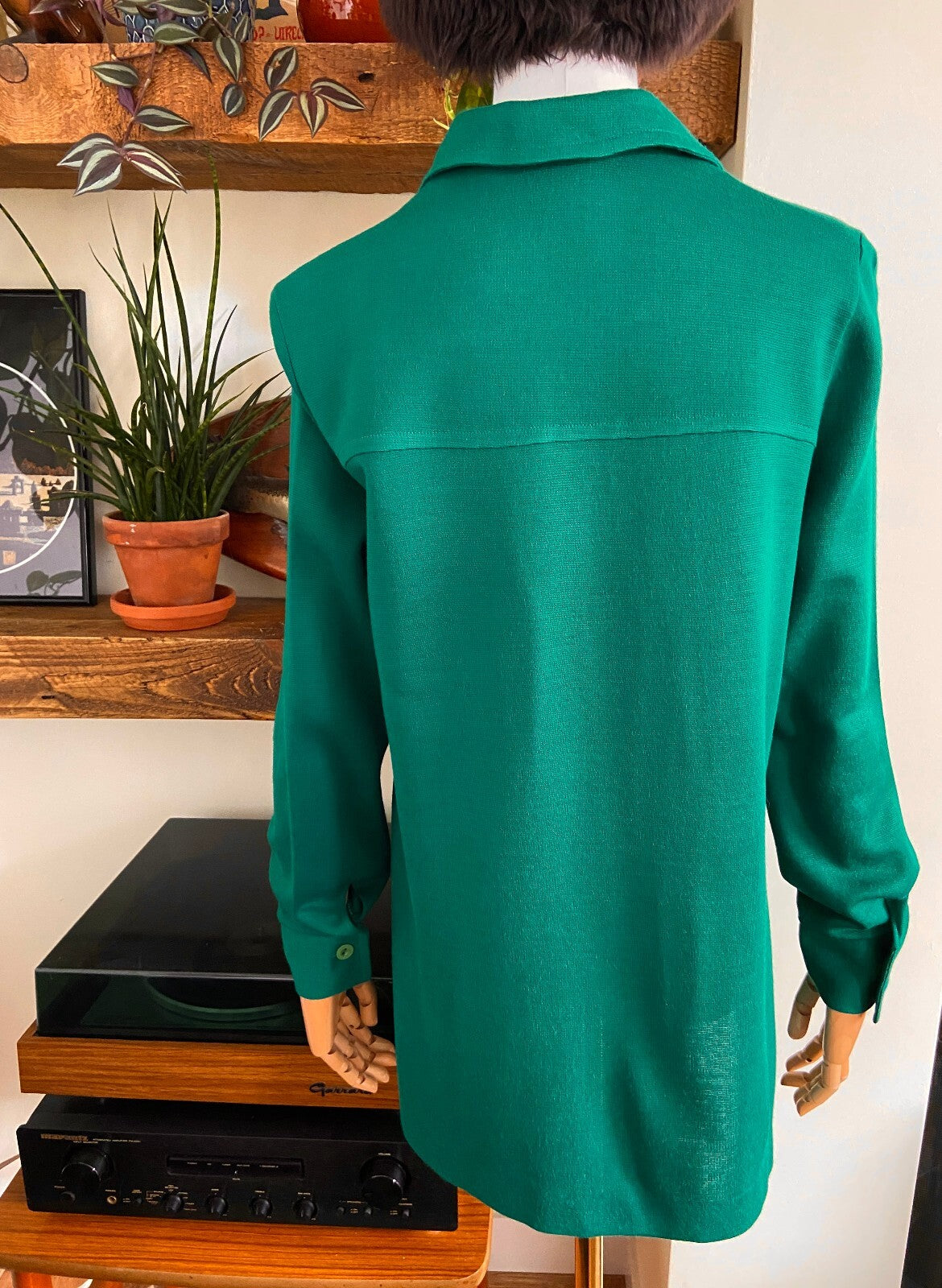 Vintage 1970s Emerald Green Leisure Jacket