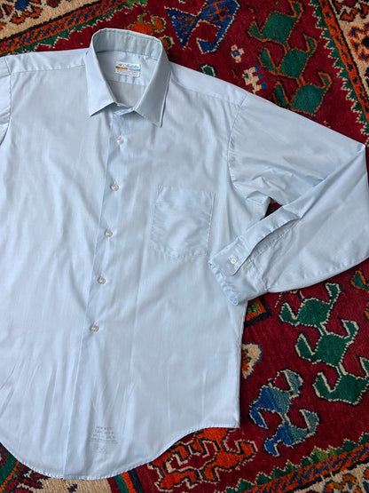 Vintage 1970s Baby Blue Shirt
