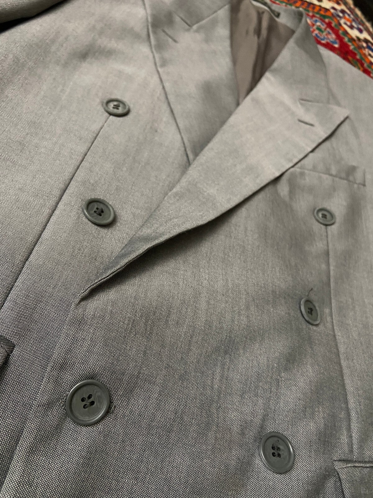 Vintage 1980s Italian Peak Collar Blazer Jacket