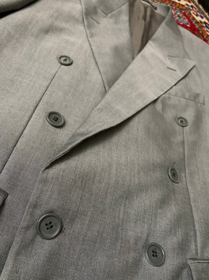 Vintage 1980s Italian Peak Collar Blazer Jacket